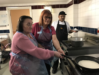 Residents at Heath Lodge care home got into the spirit of Pancake Day this year by creating their own tasty treats.